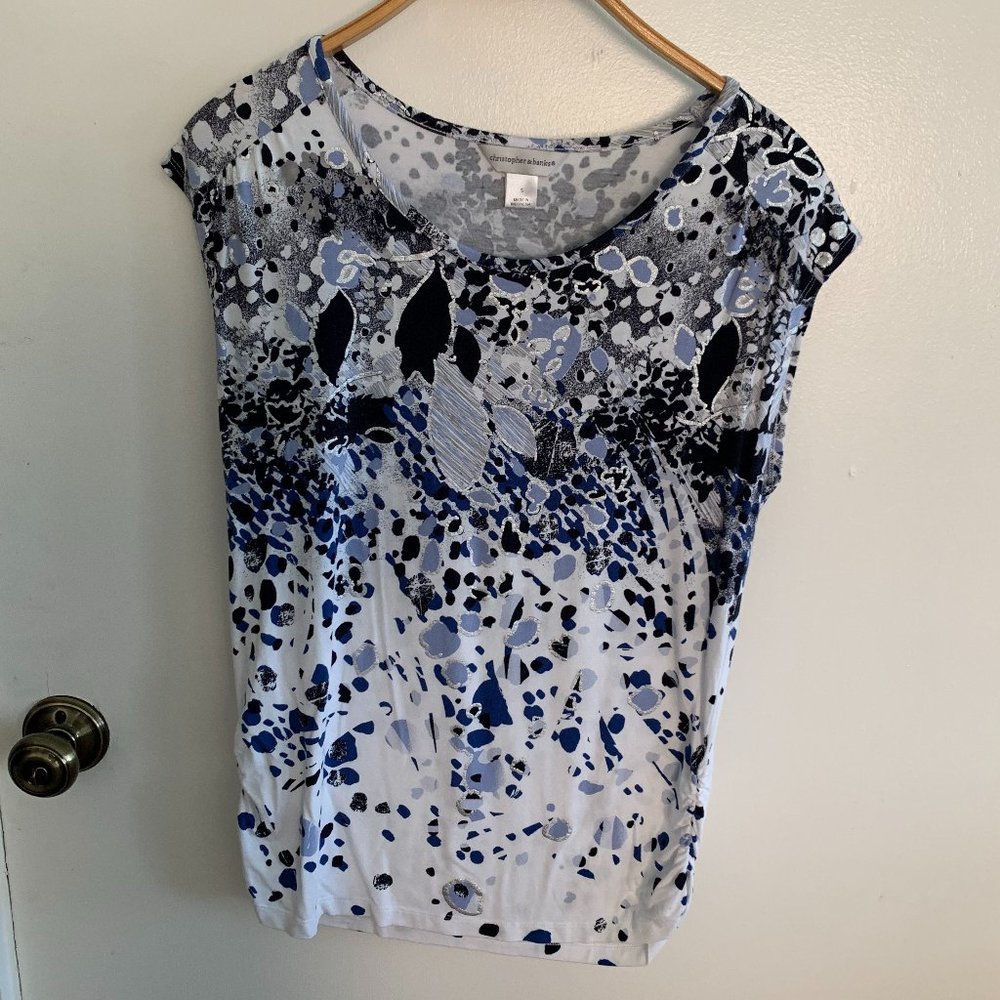 2 for $10 EUC Christopher & Banks sleeveless top sz sm